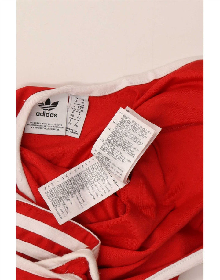 Adidas Womens Swimwear UK 14 Médio Vermelho Poliéster Esportes