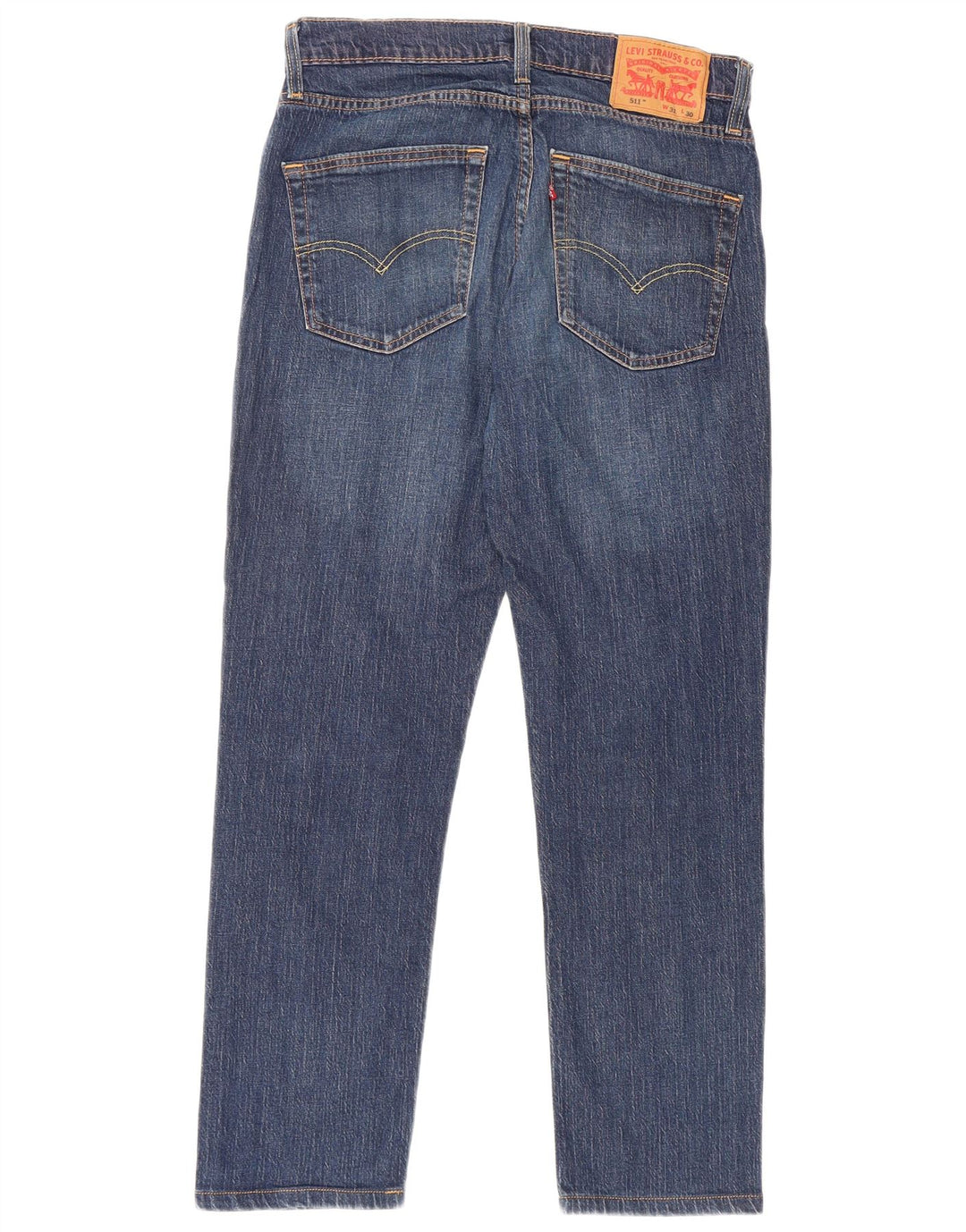 LEVI'S Masculino 511 Tapered Jeans W31 L27 Azul Algodão