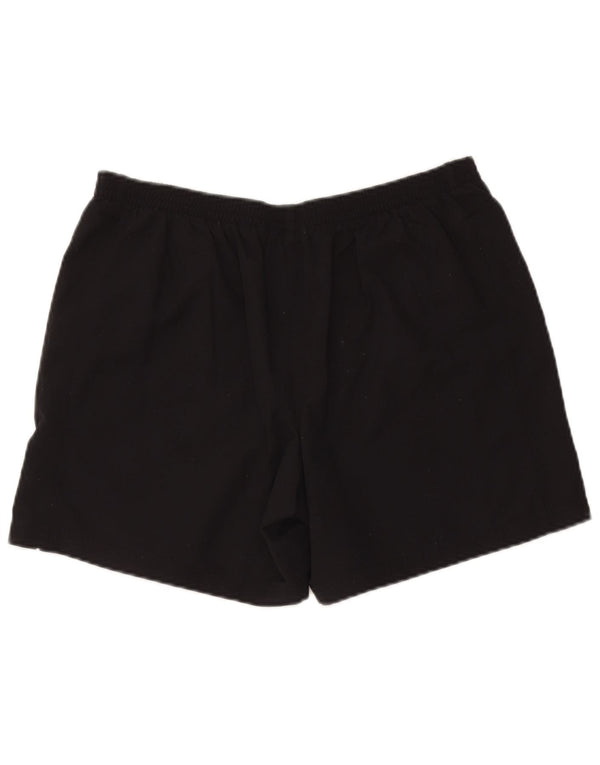 Shorts esportivos femininos Adidas UK 18 XL preto poliéster