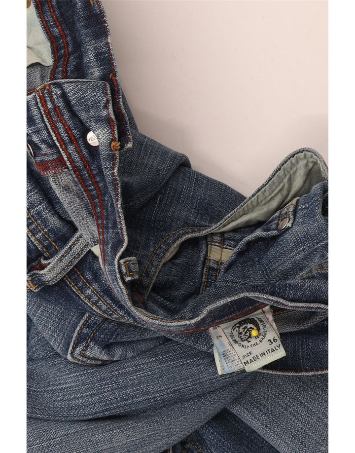Jeans retos masculinos Diesel W36 L32 algodão azul