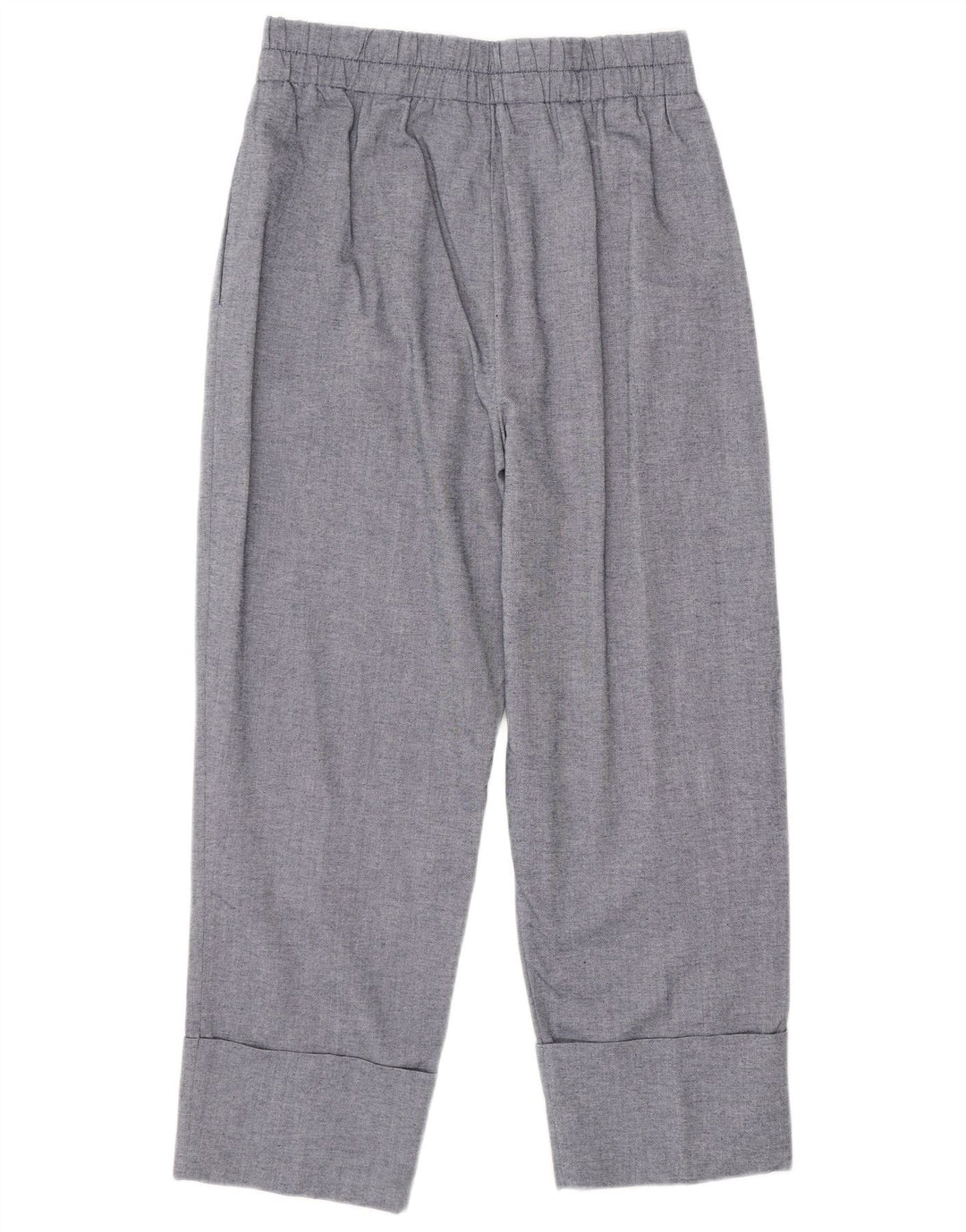 Calça chino reta feminina ZARA médio W28 L25 algodão azul