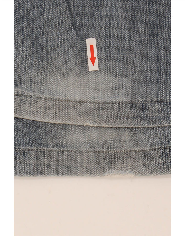 Calça jeans feminina Levi's 570 Straight W30 L31 azul algodão