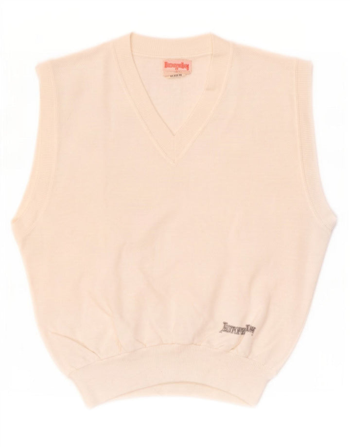 Fruit Of The Loom Colete masculino regata de algodão branco médio