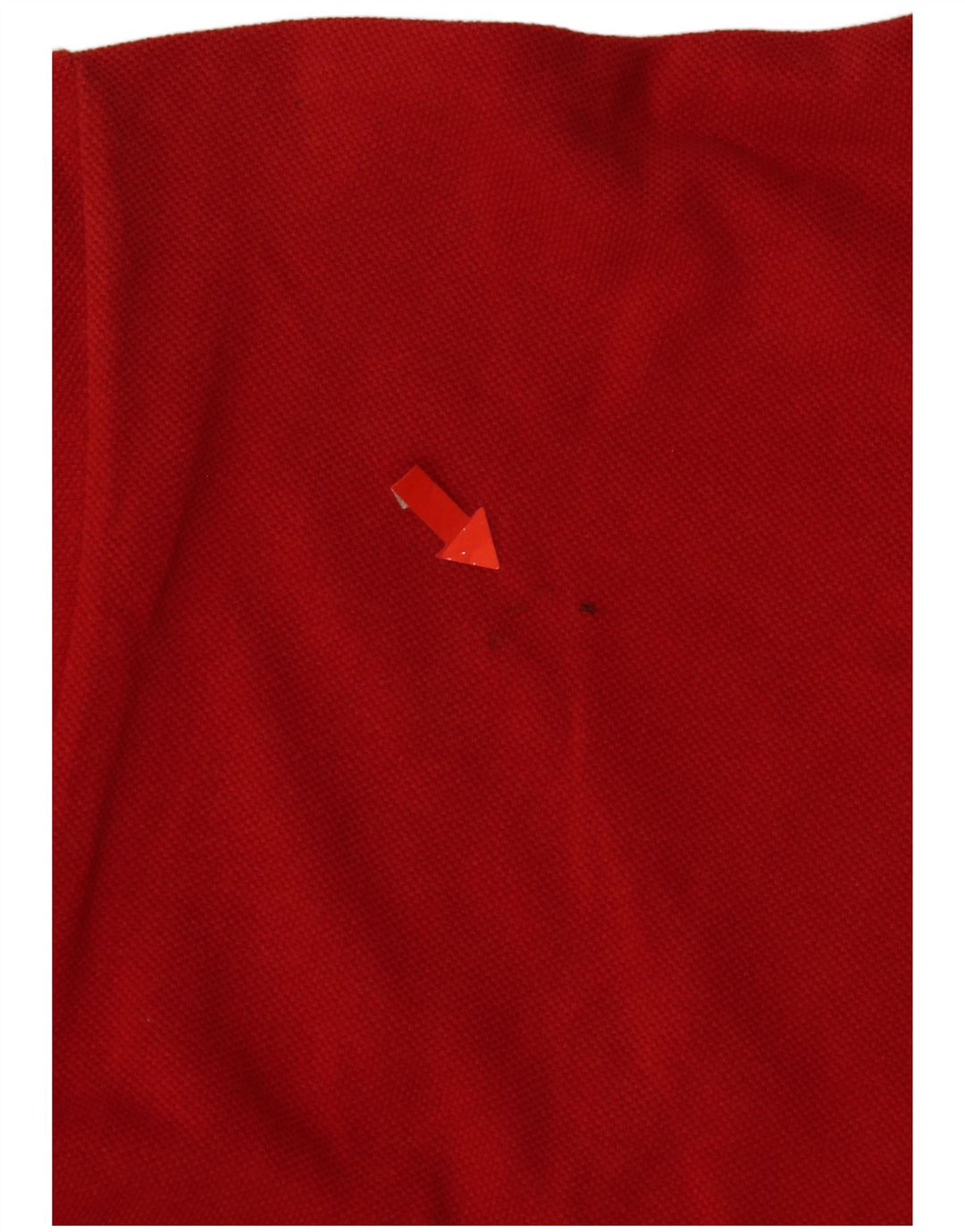 Camisa polo masculina Lacoste tamanho 5 grande algodão vermelho