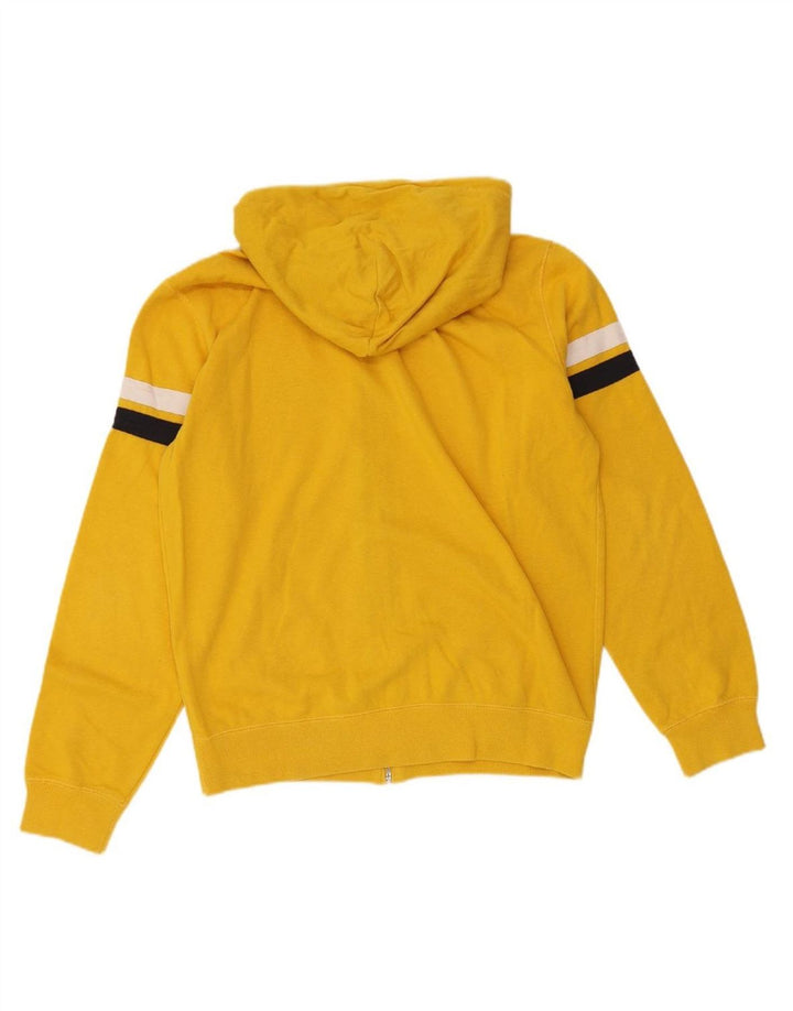 CHAMPION Suéter masculino com capuz e zíper gráfico amarelo médio