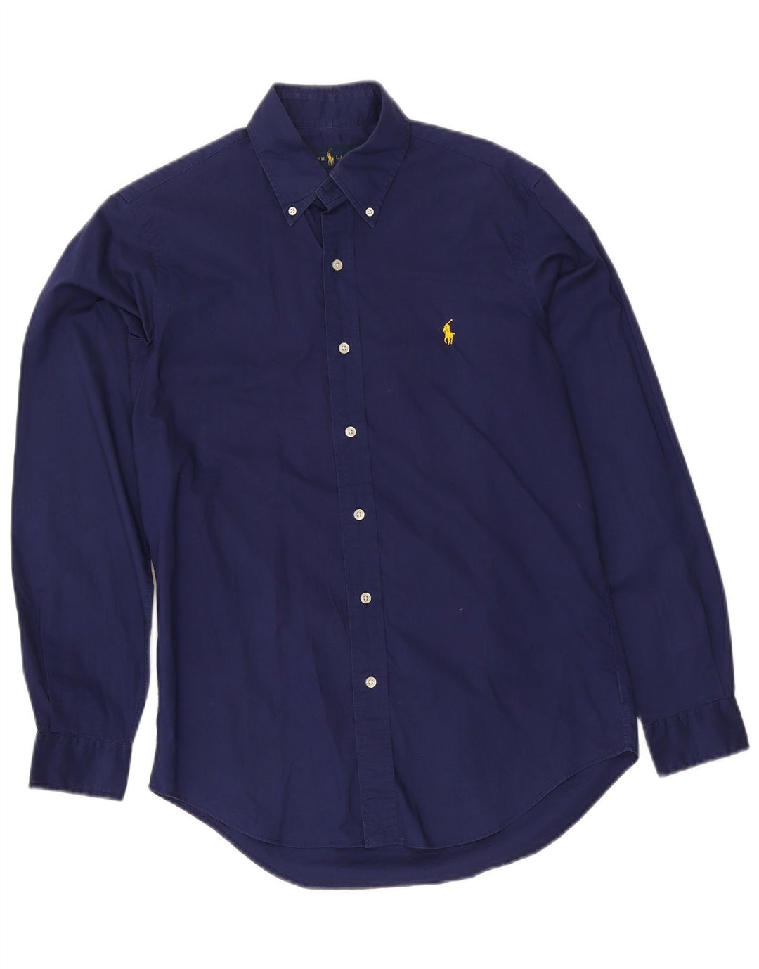 Ralph Lauren Camisa masculina pequena azul marinho
