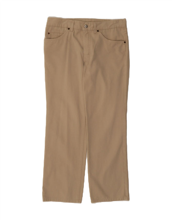 MUSTANG Womens Straight Casual Trousers W34 L30 Beige Cotton Vintage Mustang and Second-Hand Mustang from Messina Hembry 