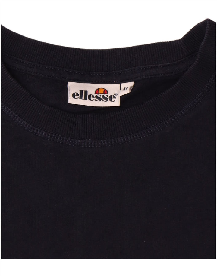 Camiseta masculina Ellesse Top médio algodão azul marinho