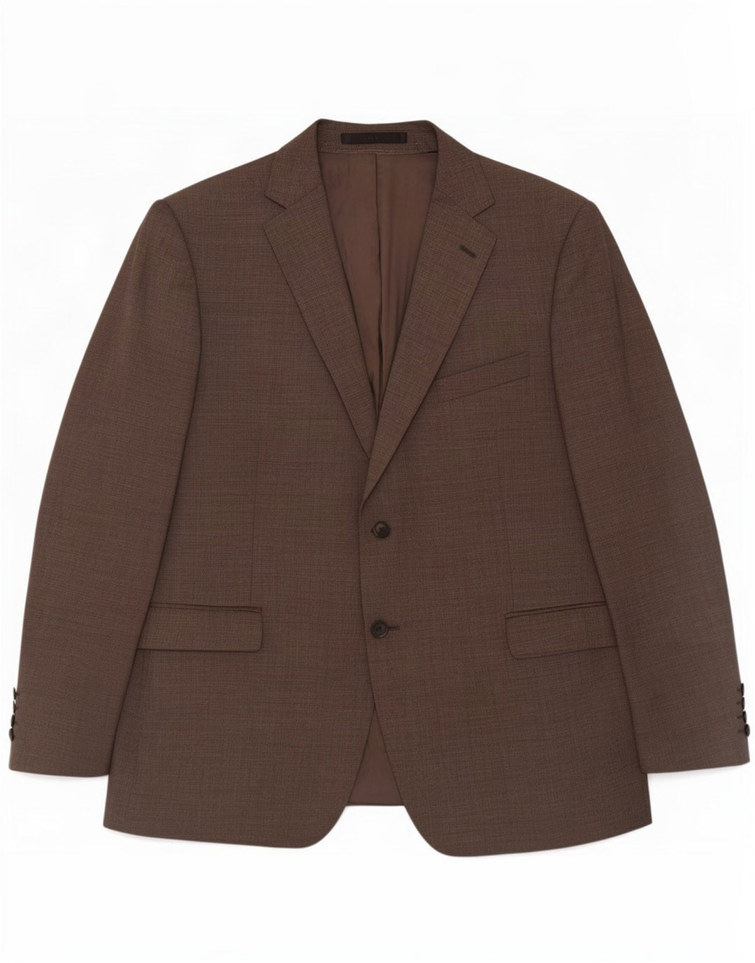 Jaqueta blazer masculina de 2 botões Marks & Spencer Reino Unido 46 XL lã cinza