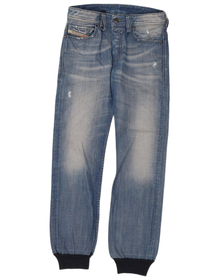 Diesel Womens Joggers Slim Jeans W26 L29 Azul Algodão