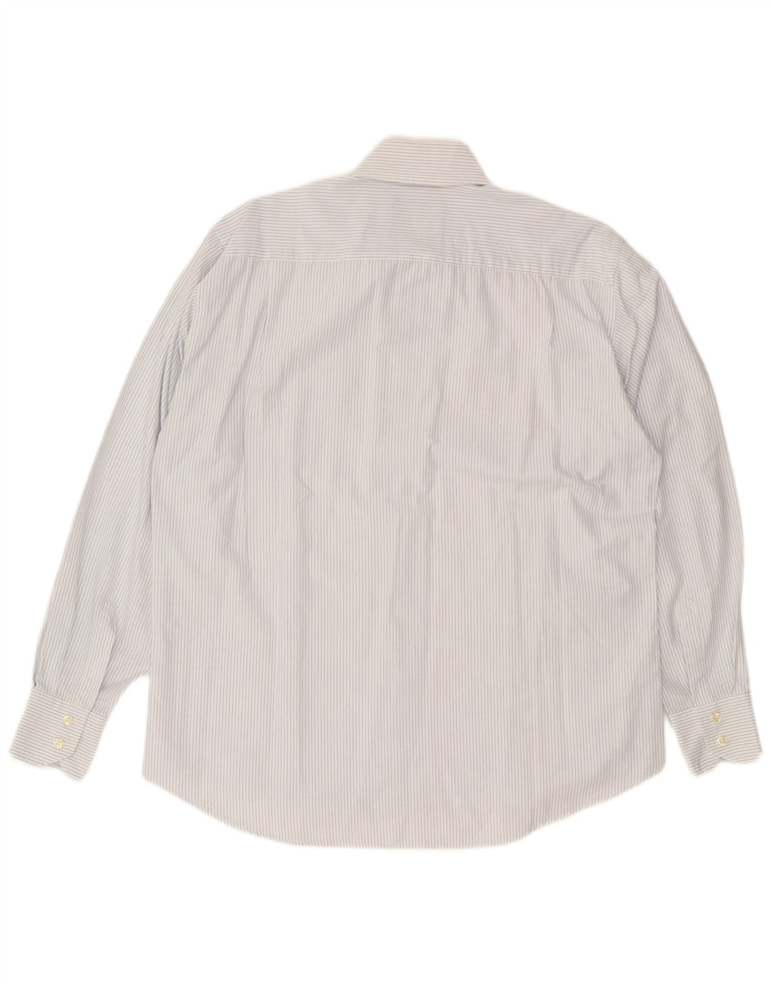 HENRI LLOYD Camisa masculina grande de algodão listrado branco