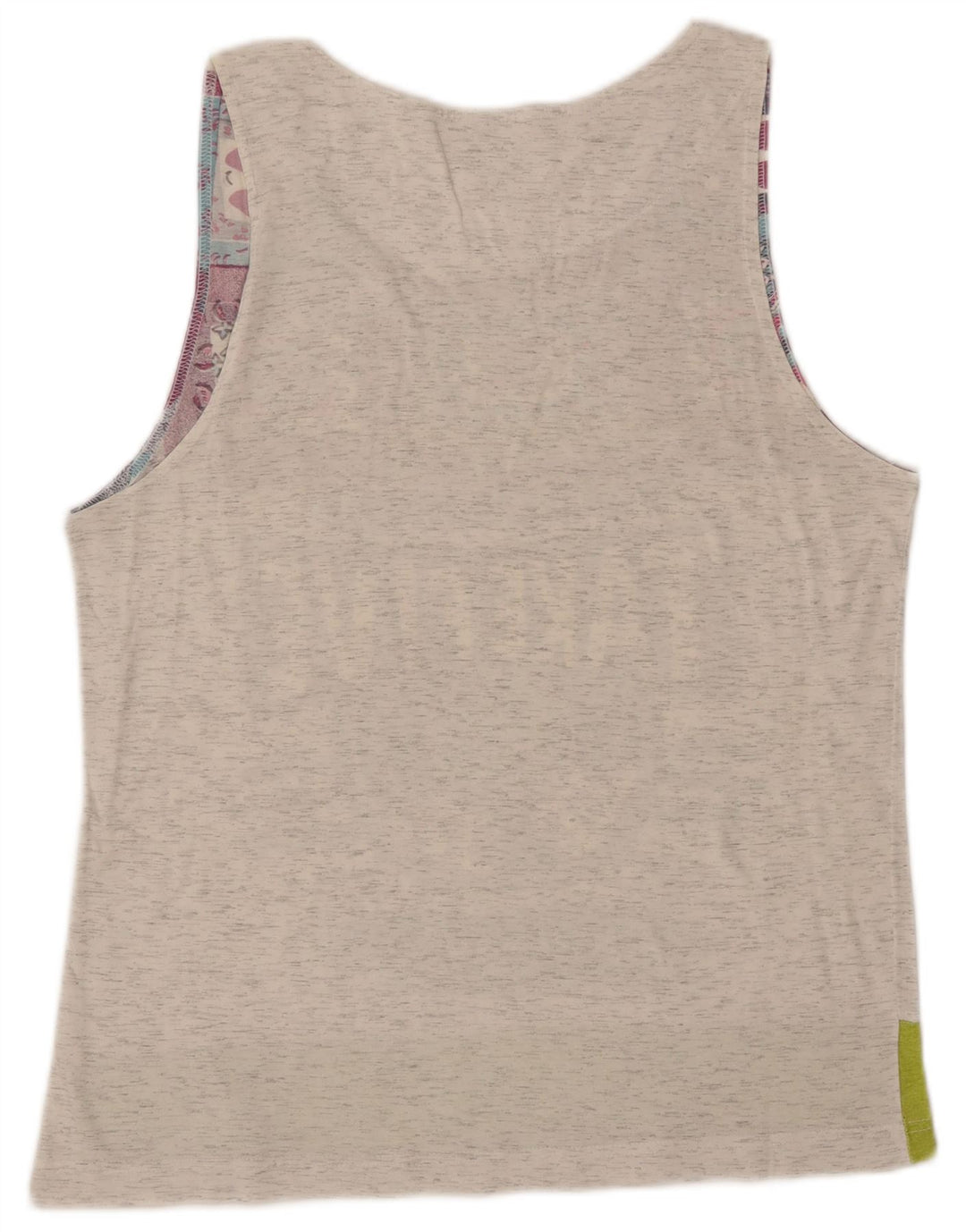 Top colete gráfico masculino TAKE FIVE algodão colorblock cinza médio