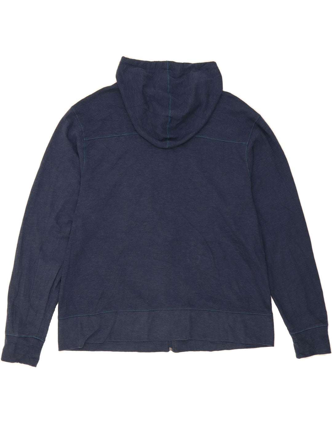 EDDIE BAUER Mens Zip Hoodie Sweater 2XL Navy Blue Cotton Vintage Eddie Bauer and Second-Hand Eddie Bauer from Messina Hembry 