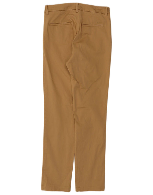 Calça Chino Feminina Gant Reta UK 8 Pequena W28 L27 Algodão Bege