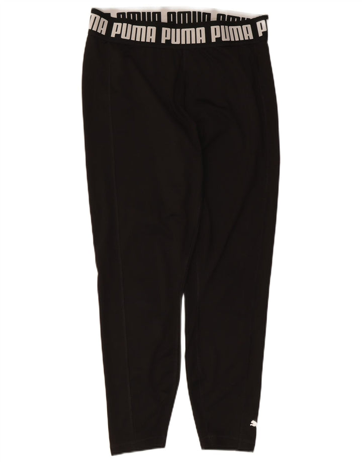 Leggings Puma Feminino Graphic Crop UK 14 Grande Preto