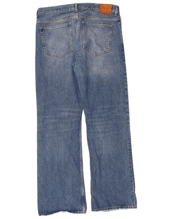 GANT Mens Bootcut Jeans W36 L34 Azul Algodão