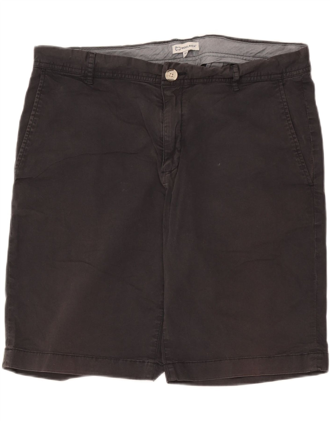 Shorts Chino masculino Woolrich W36 grande algodão preto