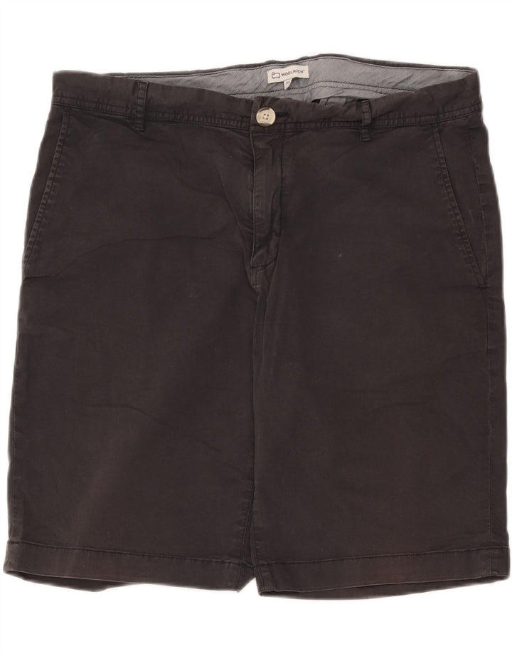 Shorts Chino masculino Woolrich W36 grande algodão preto