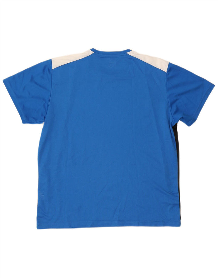 Camiseta masculina Puma Top XL azul colorblock