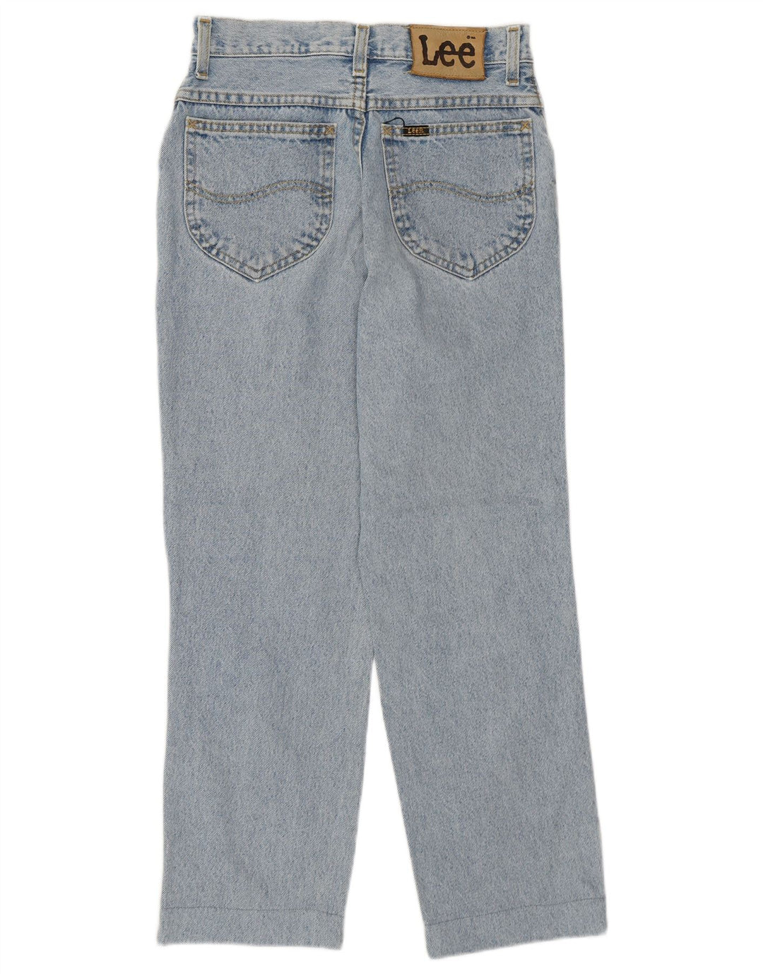 Calça jeans feminina Lee de cintura alta, tamanho 14, grande, W28, L26, azul, algodão