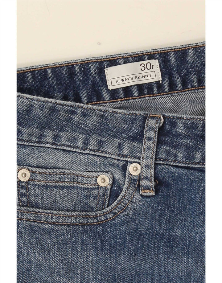 Jeans skinny feminino Gap W30 L30 algodão azul
