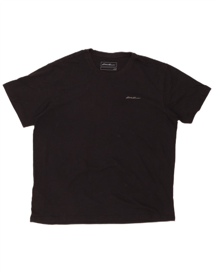 Camiseta masculina EDDIE BAUER grande algodão preto