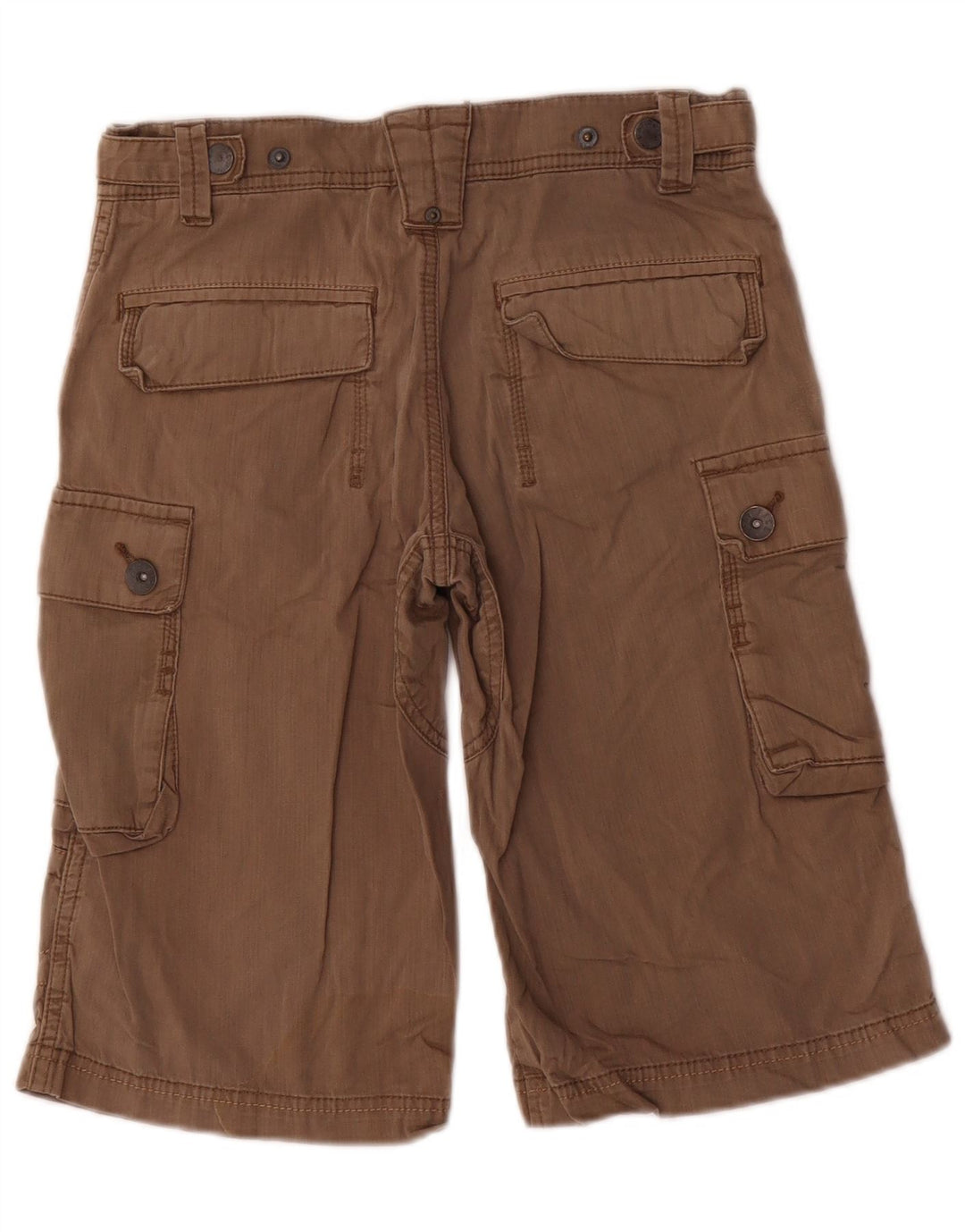 Shorts cargo Fat Face Boys 11-12 anos W28 algodão marrom