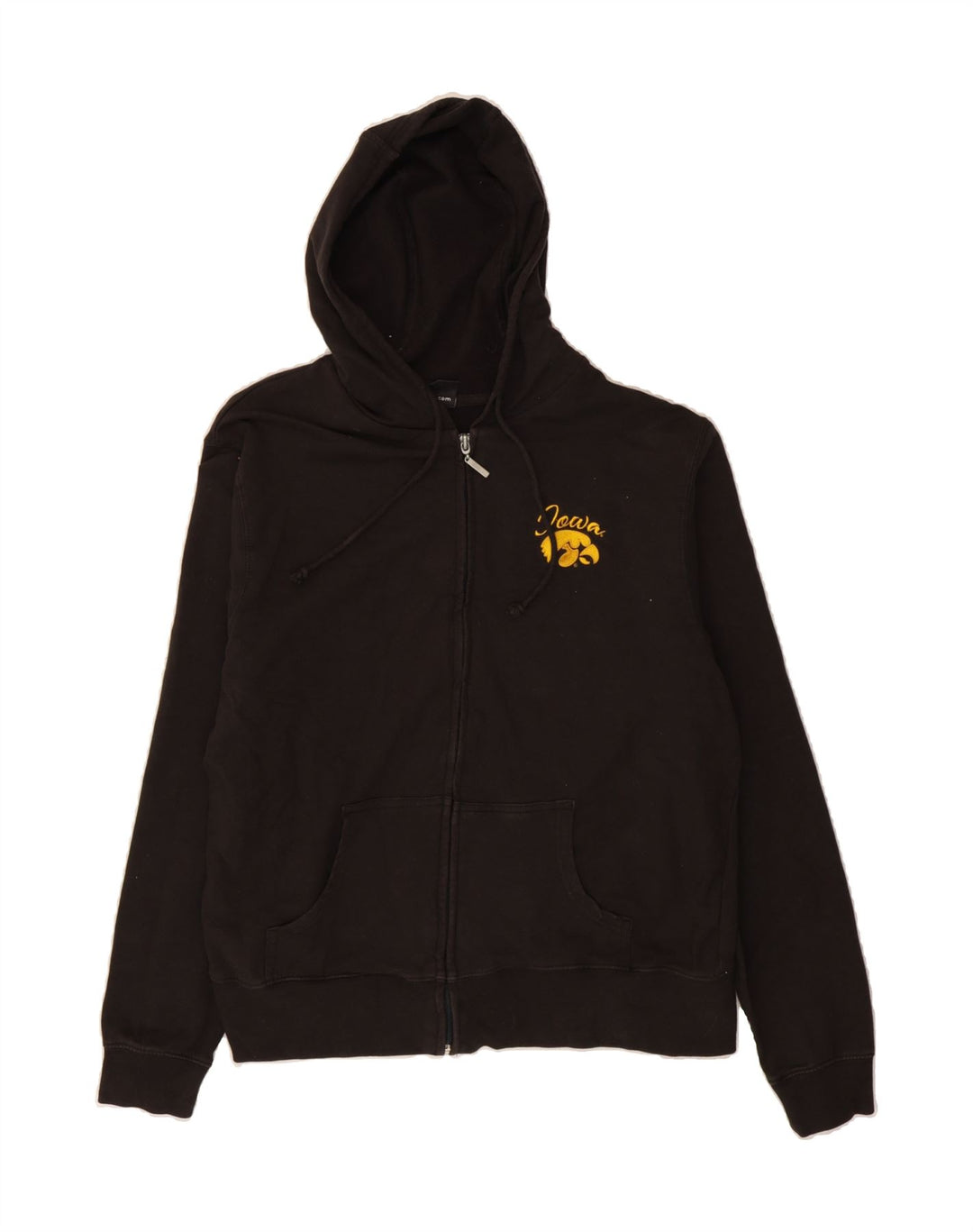 ADIDAS Girls Zip Hoodie Sweater 12-13 Years Large Grey Cotton Vintage Adidas and Second-Hand Adidas from Messina Hembry 