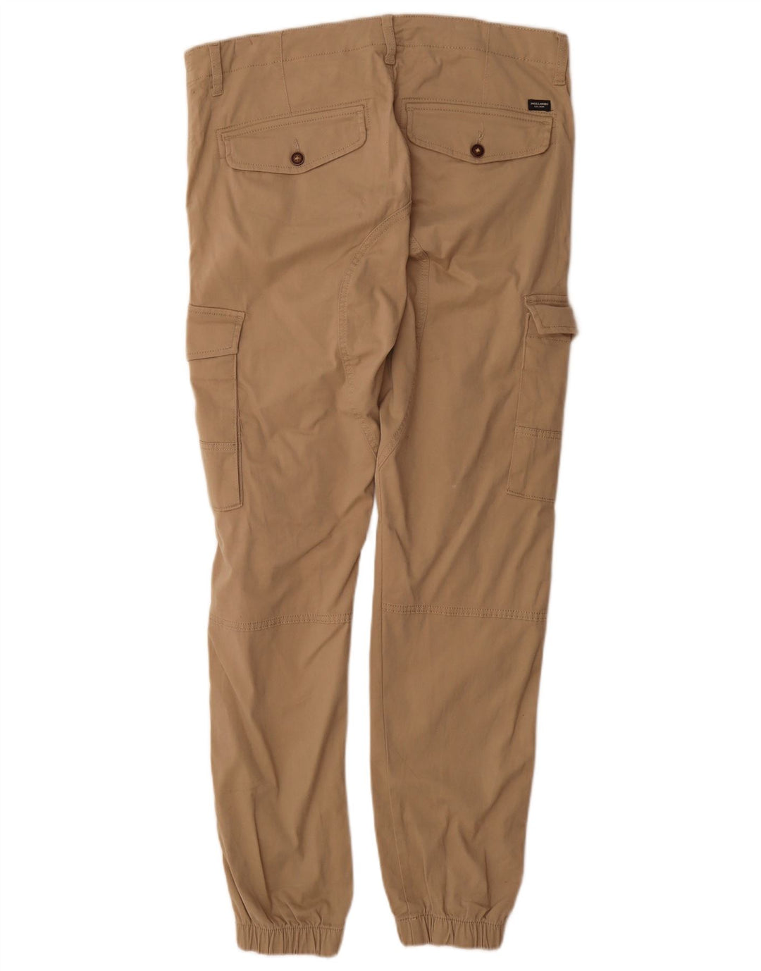 Calça cargo masculina Jack & Jones Joggers W33 L34 bege