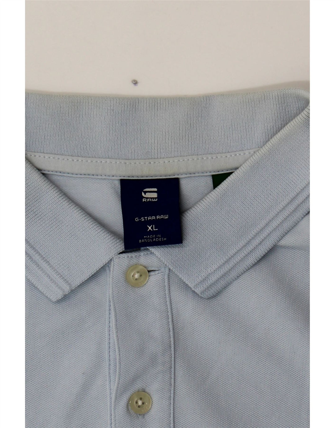 G-STAR Mens Polo Shirt XL Blue Cotton Vintage G-Star and Second-Hand G-Star from Messina Hembry 