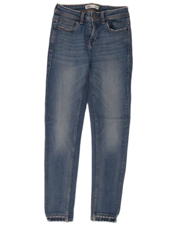 Zara Jeans Skinny Feminino EU 36 XS W26 L28 Azul