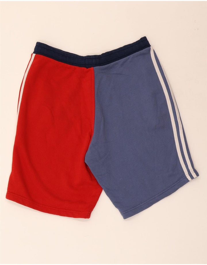 Adidas Mens Sport Shorts Médio Multicolorido Colorblock Algodão