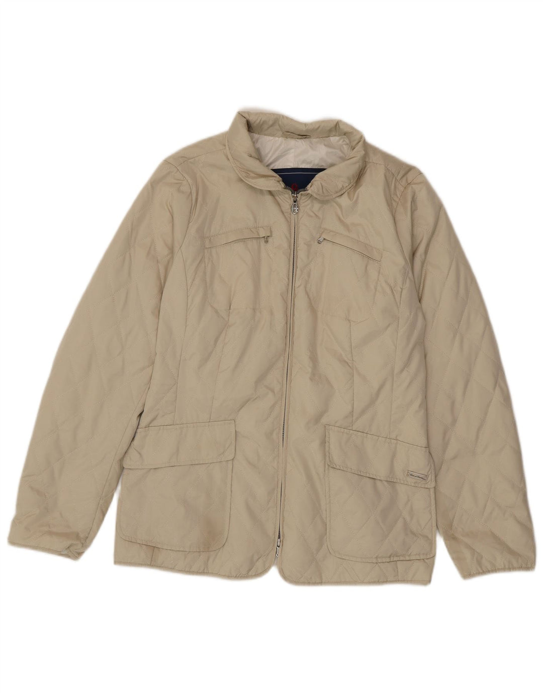 Jaqueta utilitária feminina CONTE OF FLORENCE IT 46 poliéster cinza grande