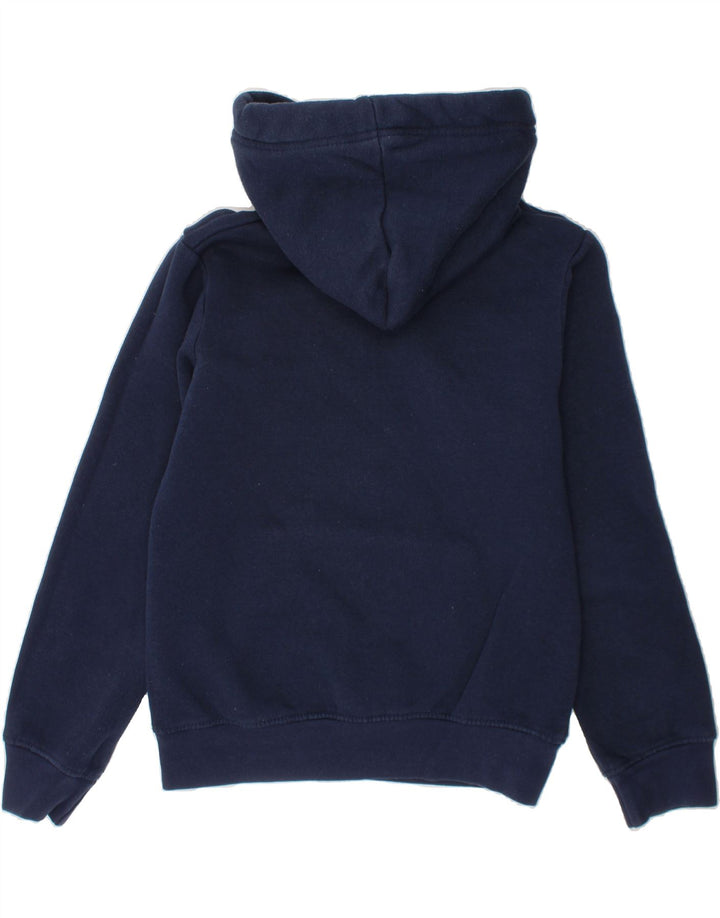 BENCH Boys Graphic Hoodie Jumper 9-10 Years Navy Blue Cotton Vintage Bench and Second-Hand Bench from Messina Hembry 