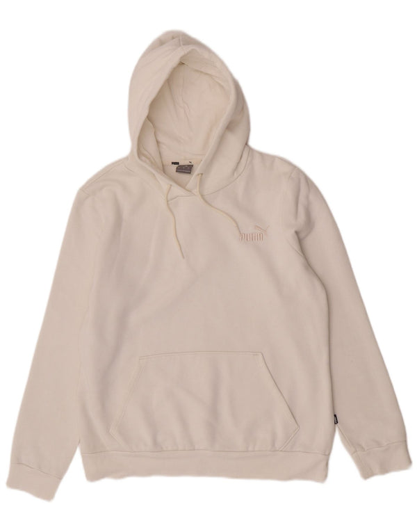 Jumper com capuz feminino Puma UK 16 grande branco