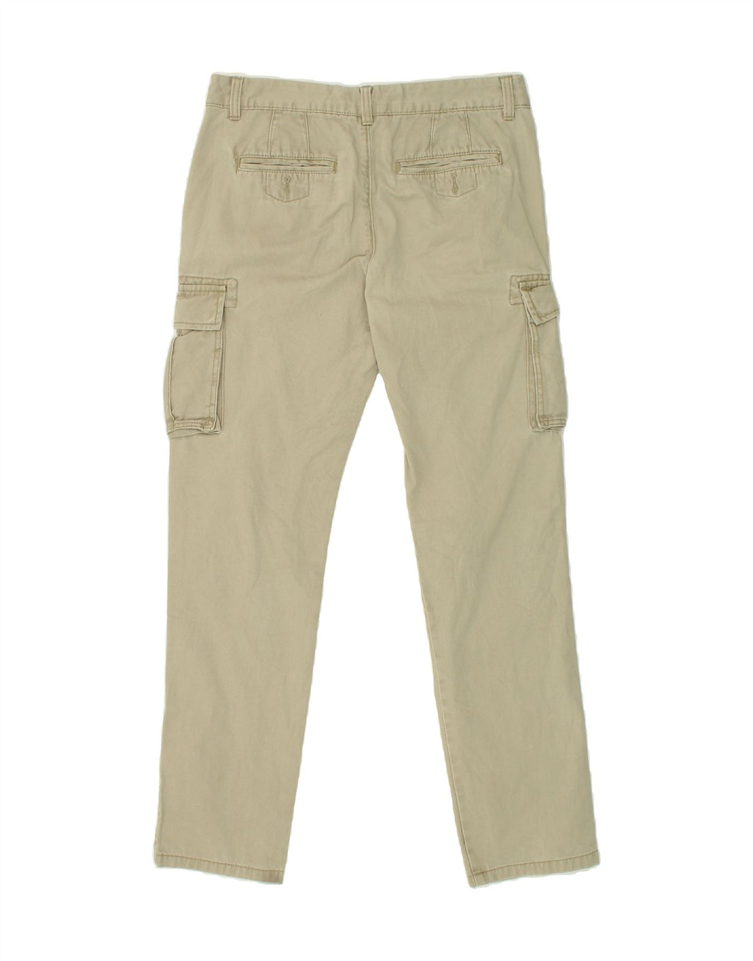 OVS Womens Slim Cargo Trousers IT 46 Large W32 L31 Beige Cotton Vintage OVS and Second-Hand OVS from Messina Hembry 