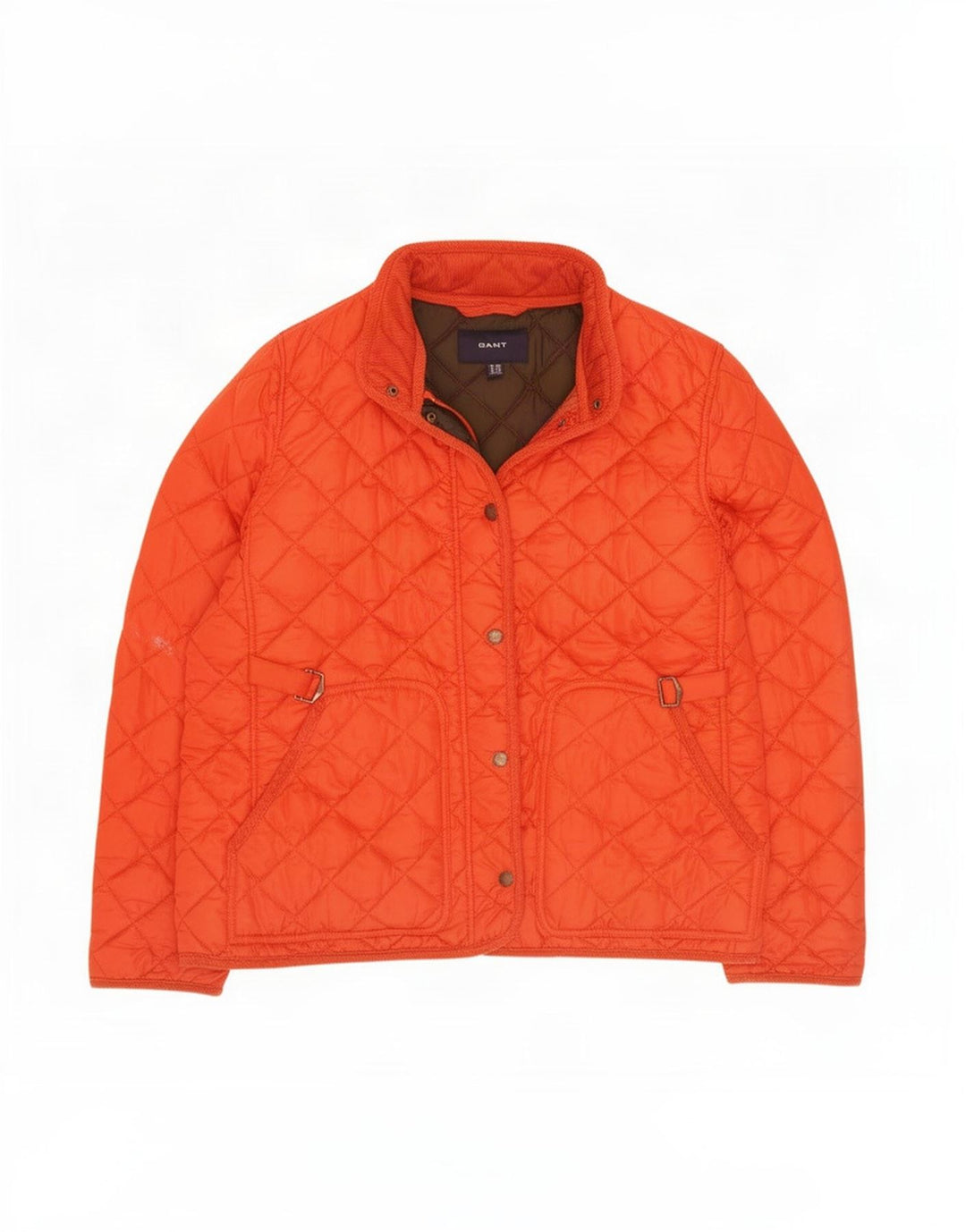 Jaqueta acolchoada feminina Gant UK 20 2XL poliéster laranja