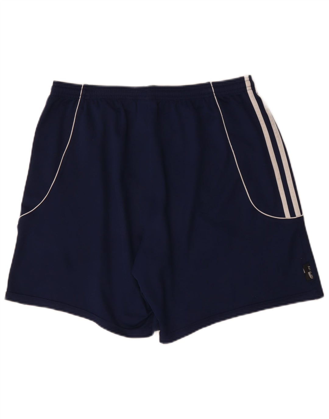 Adidas Womens Climalite Sport Shorts UK 14 Grande Azul Marinho Poliéster