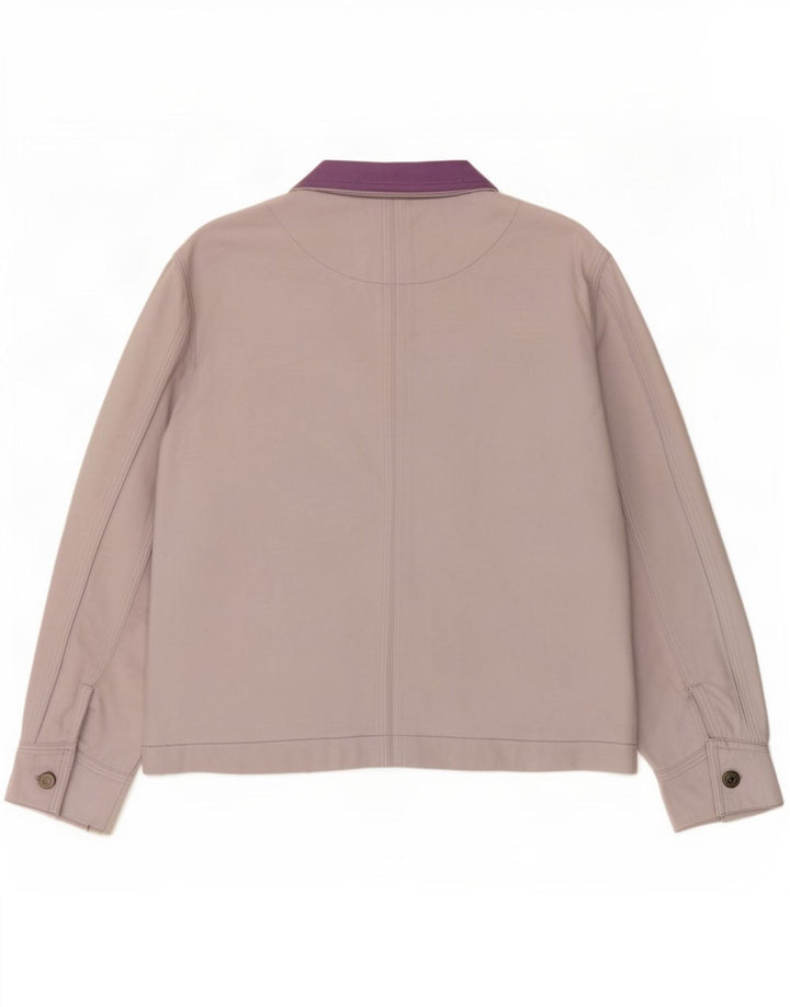 Jaqueta utilitária feminina Zara UK 14 médio roxo