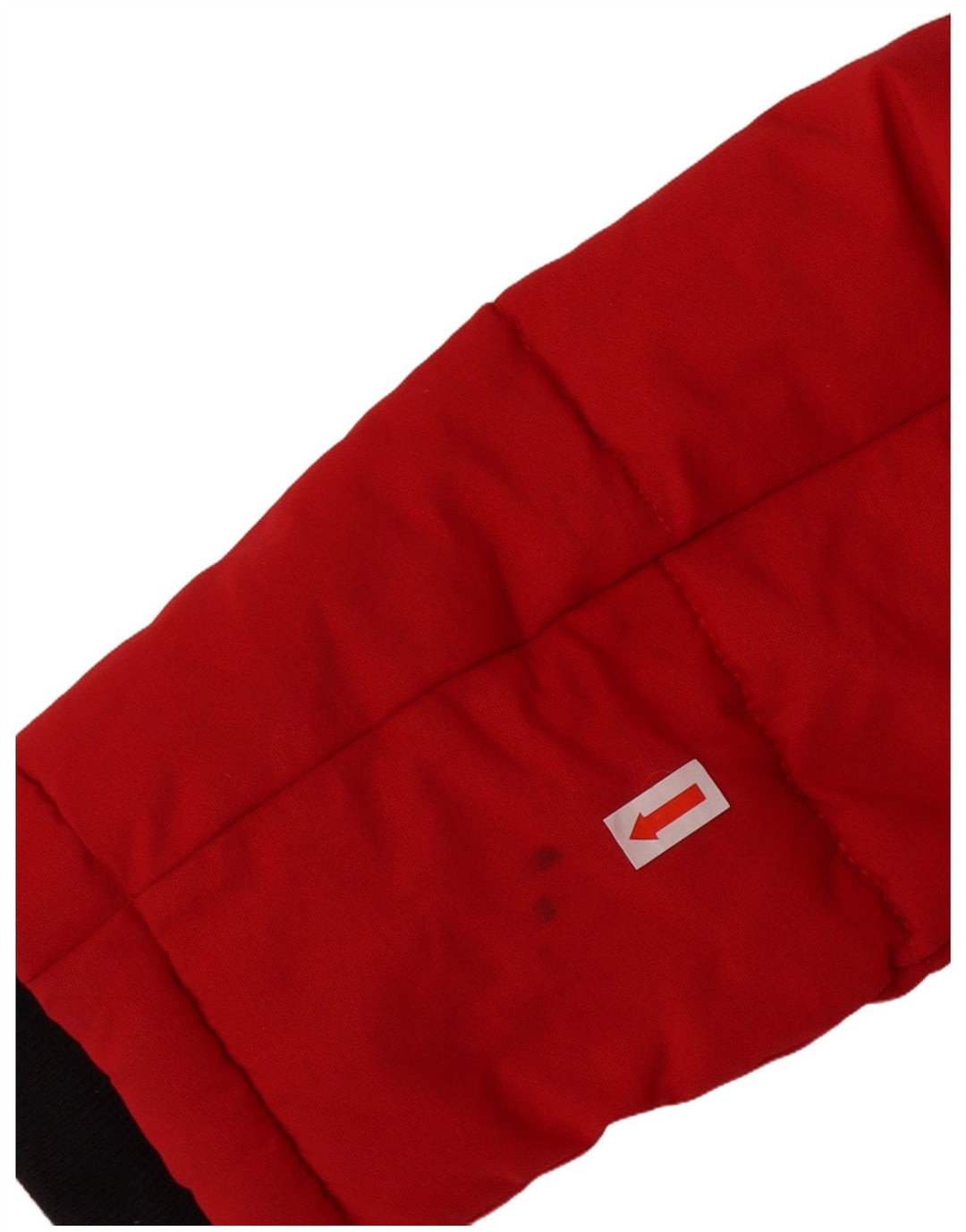 Jaqueta acolchoada com capuz feminina SUPERDRY UK 8 pequena nylon vermelho
