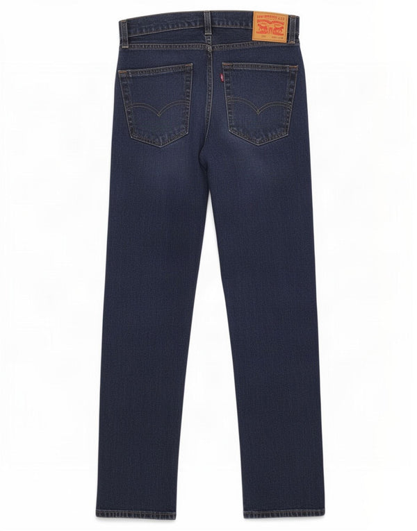 Jeans masculino Levi's 505 Regular Fit Straight W30 L32 Azul Marinho Algodão