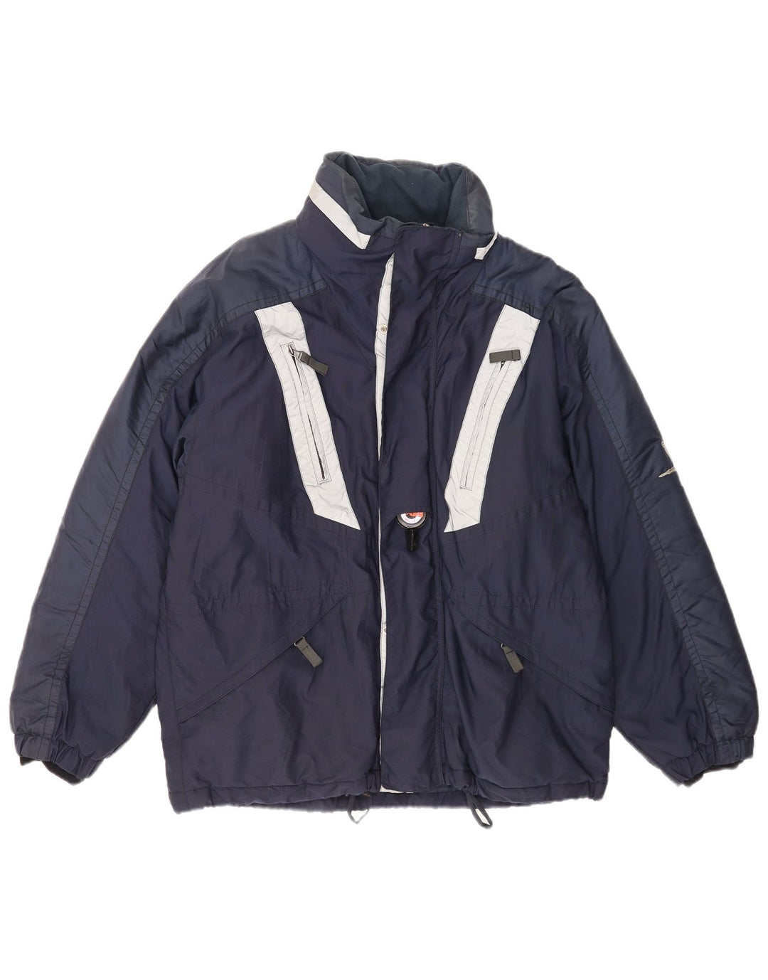 Jaqueta de esqui Belfe & masculina IT 48 médio azul marinho colorblock poliamida
