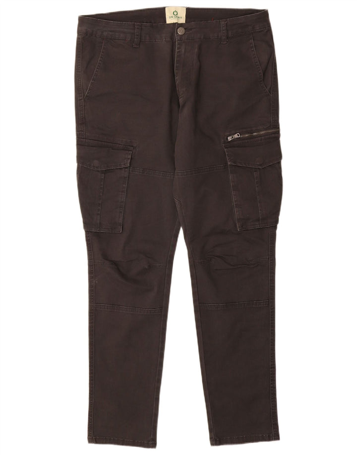Calça cargo slim masculina ON SPIRIT W34 L31 cinza