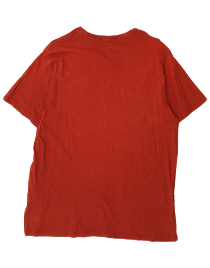 Camiseta gráfica masculina Levi's Top grande de algodão vermelho