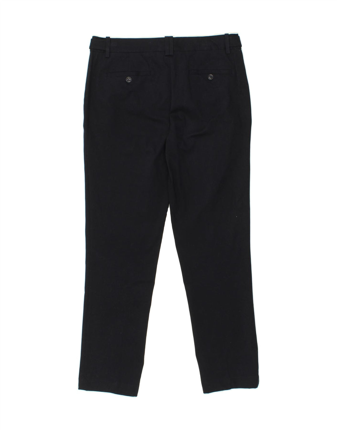MASSIMO DUTTI Womens Slim Fit Suit Trousers W30 L29 Navy Blue Cotton Vintage Massimo Dutti and Second-Hand Massimo Dutti from Messina Hembry 