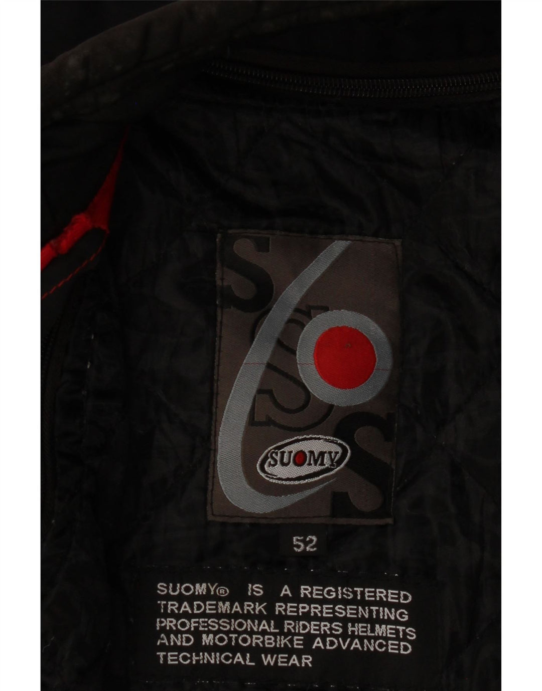Jaqueta masculina Suomy Graphic Racer IT 52 XL preto nylon