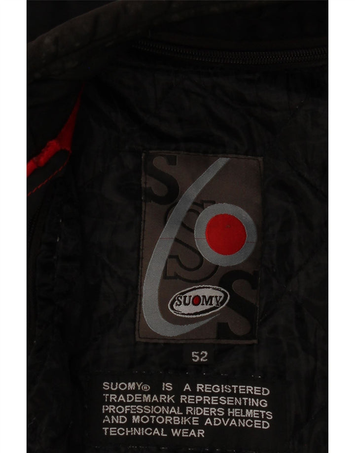 Jaqueta masculina Suomy Graphic Racer IT 52 XL preto nylon