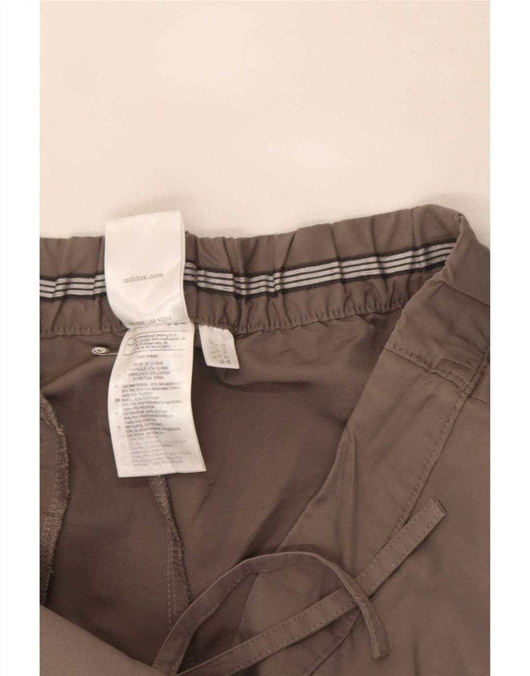 Bermuda Feminina Adidas UK 12 Médio W30 Cinza Algodão