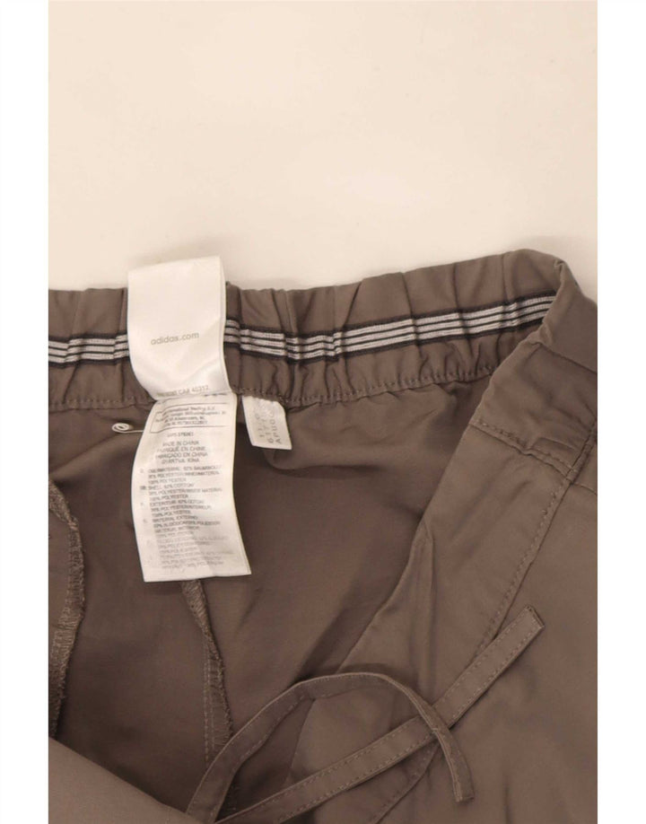 Bermuda Feminina Adidas UK 12 Médio W30 Cinza Algodão