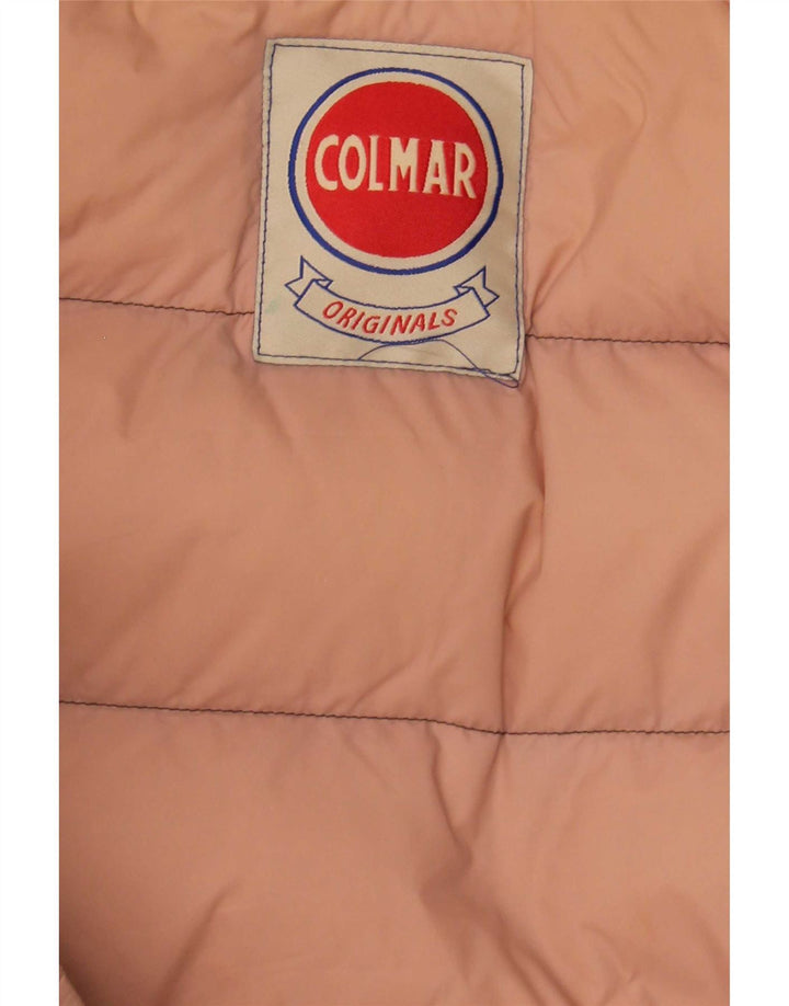 Casaco acolchoado com capuz feminino Colmar IT 40 XS marrom